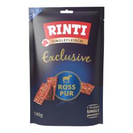 RINTI Singlefleisch Exclusive Snack Bigpack - Czysta konina, 3 x 140 g