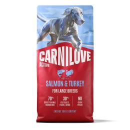 Carnilove Active Large Breeds, łosoś i indyk - 12 kg