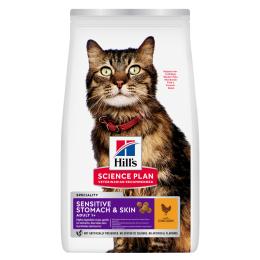 Hill's Science Plan Sensitive Stomach & Skin Adult 1+, kurczak - 1,5 kg