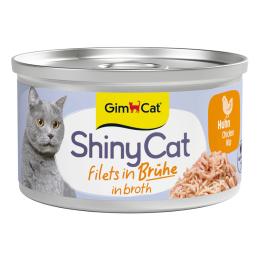 Megapakiet GimCat ShinyCat w bulionie, 24 x 70 g - Kurczak