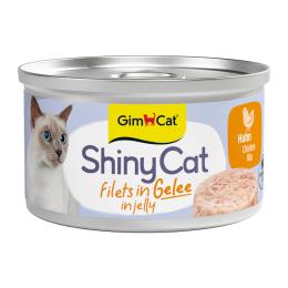 Megapakiet GimCat ShinyCat w galarecie, 24 x 70 g - Kurczak