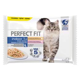 Perfect Fit Sterilise Indoor Adult 1+ - Kurczak i łosoś, 52 x 85 g