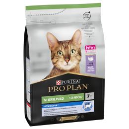 PURINA PRO PLAN Sterilised Senior 7+ Longevis, indyk  - 2 x 3 kg