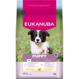 Eukanuba Premium Nutrition Puppy Medium Breed, kurczak - 2 x 3 kg