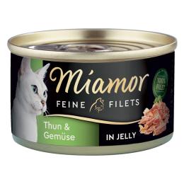 Miamor Feine Filets w puszkach, 6 x 100 g  - Tuńczyk z warzywami