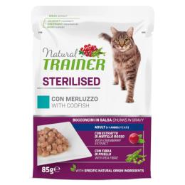 Natural Trainer Adult Sterilised  - Dorsz, 12 x 85 g
