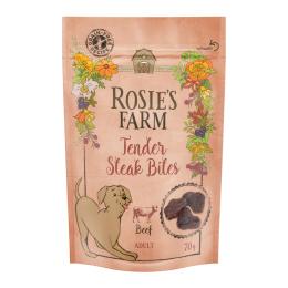 Rosie's Farm Snacks Adult "Tender Steak Bites", wołowina - 5 x 70 g