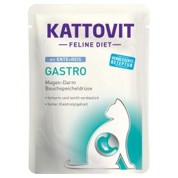 Kattovit Gastro w saszetkach - Kaczka z ryżem, 48 x 85 g