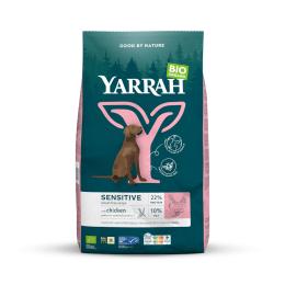 Yarrah Bio Sensitive z biokurczakiem i bioryżem - 2 x 10 kg