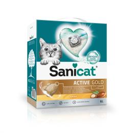 Sanicat Active Gold żwirek zbrylający się  - 6 l