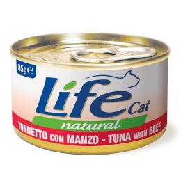 LifeCat Adult Tuńczyk i Wołowina - 12 x 85 g