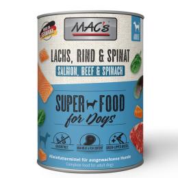 Korzystny pakiet MAC's Adult, 12 x 800 g - Łosoś i szpinak