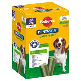 Pedigree DentaStix Fresh - Dla średnich psów, 720 g, 28 szt.