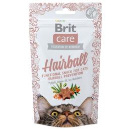 Brit Care Hairball, przysmak dla kota - 3 x 50 g
