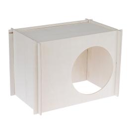 TIAKI domek dla małych zwierząt  - Rozmiar L: dł. x szer. x wys.: 40 x 25 x 28 cm (królik, świnka morska itp.)