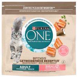 PURINA ONE Grain Free Adult, łosoś, bez zbóż - 1,1 kg