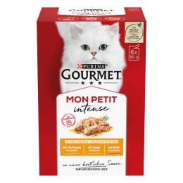 Pakiet mieszany Gourmet Mon Petit, 6 x 50 g - Kaczka, kurczak, indyk