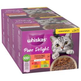Multipak Whiskas Pure Delight saszetki 48 x 85 g - Klasyczne ragout w galarecie