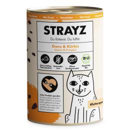 STRAYZ BIO Cat, 6 x 400 g - Biogęś i biodynia