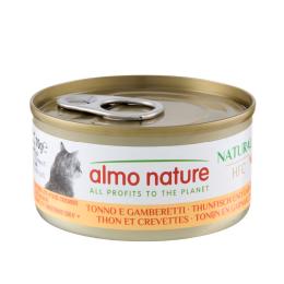 Megapakiet Almo Nature HFC Natural, 24 x 70 g - Tuńczyk i krewetki